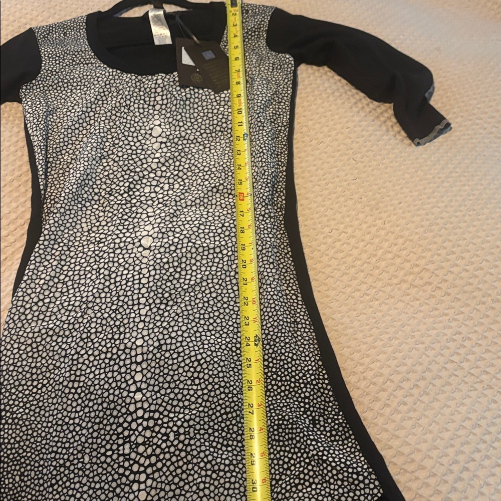 Roberto Cavalli Black and White Mini Dress - Picture 3 of 6